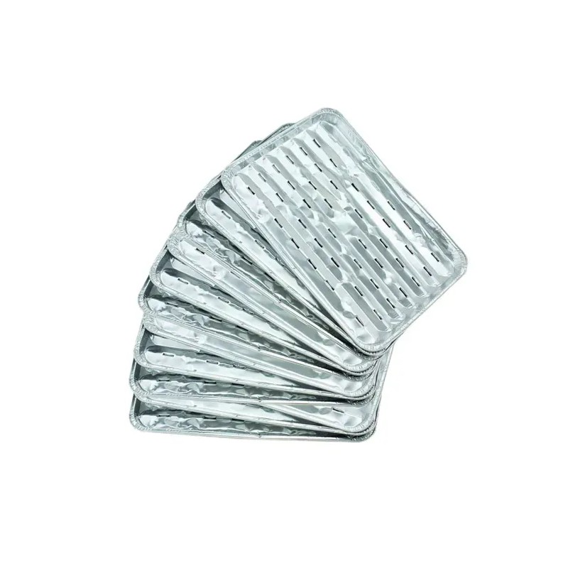 Lot de 20 barquettes - FACKELMANN - Aluminium - 34 x 23 cm