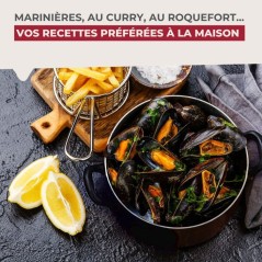 Marmite a moules émaillée - Tous feux dont induction - FACKELMANN -
