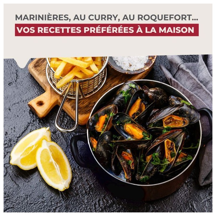 Marmite a moules émaillée - Tous feux dont induction - FACKELMANN - 20,5 x 26 x 17,5 cm - Noir Marmite a moules émaillée - Tous feux dont induction - FACKELMANN - 20,5 x 26 x 17,5 cm - Noir