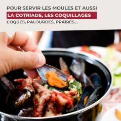 Marmite a moules émaillée - Tous feux dont induction - FACKELMANN -
