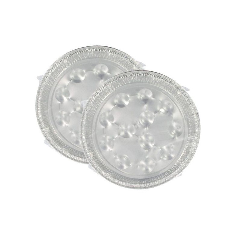 Lot de 2 packs de 10 plats a escargots - FACKELMANN - Aluminium - 17,5