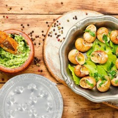 Lot de 2 packs de 10 plats a escargots - FACKELMANN - Aluminium - 17,5 cm