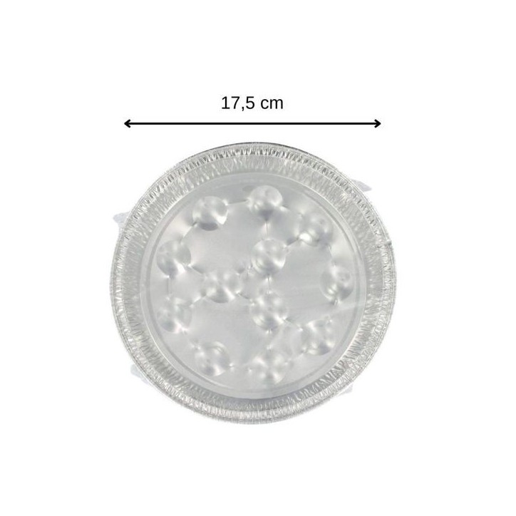 Lot de 2 packs de 10 plats a escargots - FACKELMANN - Aluminium - 17,5 cm