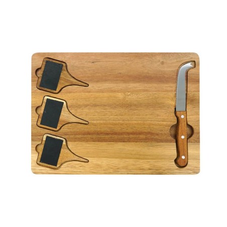 Plateau a fromage - FACKELMANN - Avec ardoises + couteau a fromage - 3