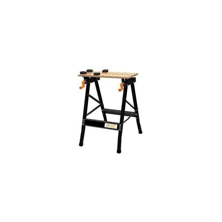 Etabli pliant bois et métal réglable FARTOOLS ONE - WB 100 - Capacité 100 kg - Hauteur 83 cm Etabli pliant bois et métal réglable FARTOOLS ONE - WB 100 - Capacité 100 kg - Hauteur 83 cm