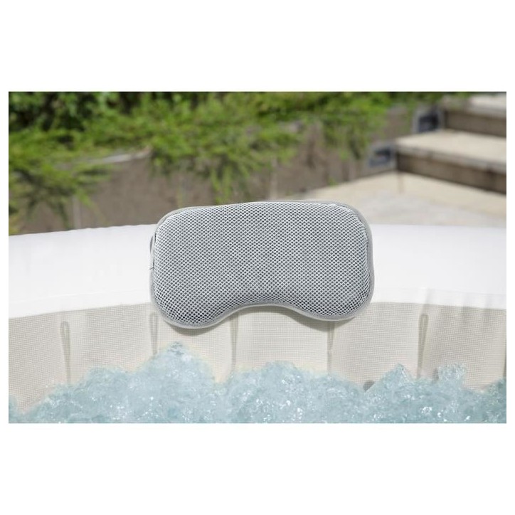 Coussins rembourrés pour Lay-Z-Spa - BESTWAY - 23 x 13 x 5 cm - Soutien optimal de la tete et de la nuque Coussins rembourrés pour Lay-Z-Spa - BESTWAY - 23 x 13 x 5 cm - Soutien optimal de la tete et de la nuque