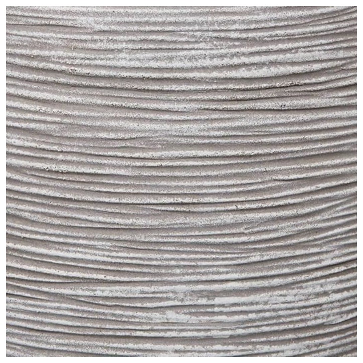 CAPI EUROPE Pot de fleurs NATURE RIB - 54x52 cm - 113 L - Ivoire