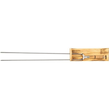 Fourche Barbecue - FORGED - CHURRASCO - Acier Inoxydable SS430 - L 70