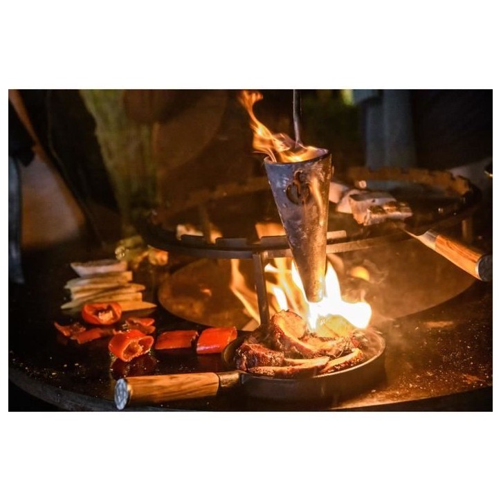 Flambadou - FORGED - CHURRASCO - Acier inoxydable S - L 100 cm Flambadou - FORGED - CHURRASCO - Acier inoxydable S - L 100 cm