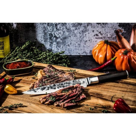 Couteau a viande - FORGED - SEBRA - Acier japonais 440C - Manche en bo