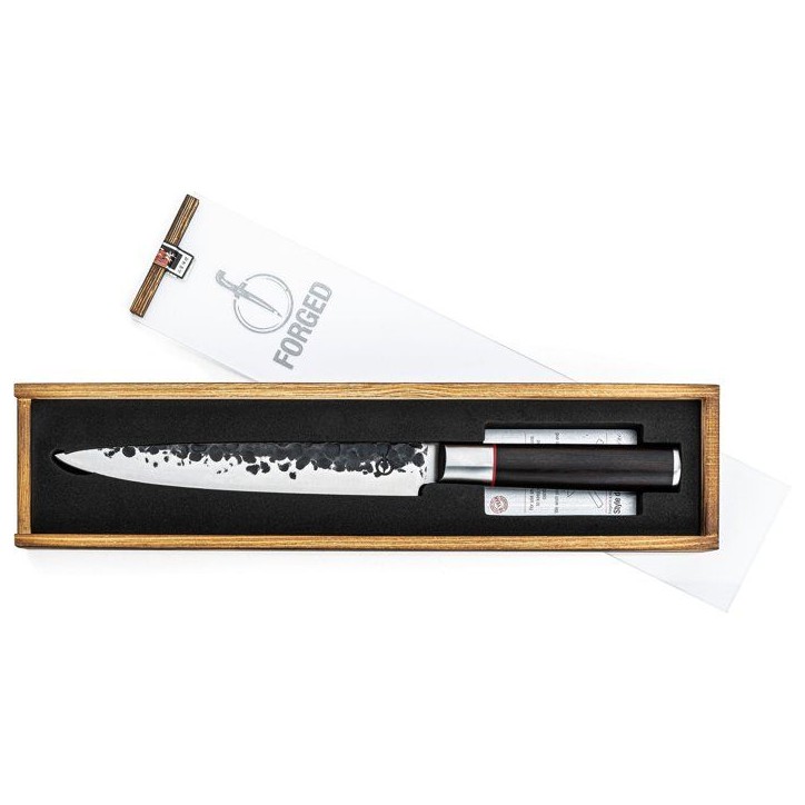Couteau a viande - FORGED - SEBRA - Acier japonais 440C - Manche en bois Dalbergia - L 20,5 cm