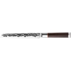 Couteau a pain - FORGED - SEBRA - Acier japonais 440C - Manche en bois