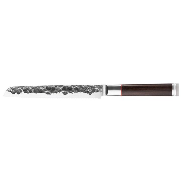 Couteau a pain - FORGED - SEBRA - Acier japonais 440C - Manche en bois Dalbergia - L 20,5 cm