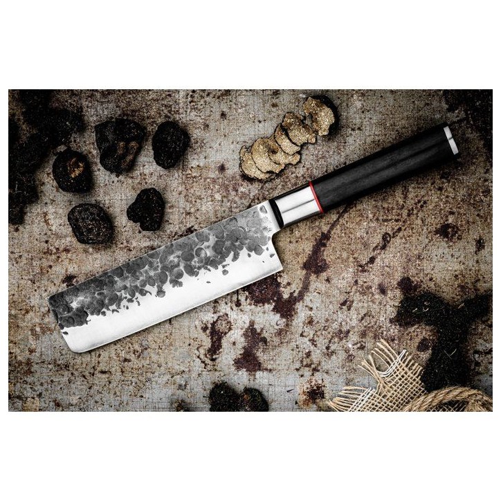 Couperet - FORGED - SEBRA - Acier japonais 440C - Manche en bois Dalbergia - L 17,5 cm