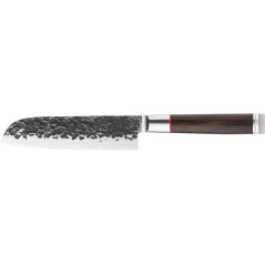 Couteau Santoku - FORGED - SEBRA - Acier japonais 440C - Manche en boi