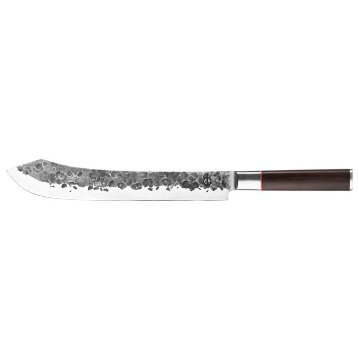 Couteau de boucher - FORGED - SEBRA - Acier japonais 440C - Manche en bois Dalbergia - L 25,5 cm