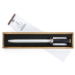 Fusil a aiguiser - FORGED - SEBRA - Acier japonais 440C - Manche en bois Dalbergia - L 43,5 cm