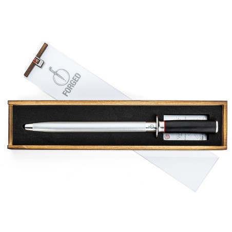 Fusil a aiguiser - FORGED - SEBRA - Acier japonais 440C - Manche en bois Dalbergia - L 43,5 cm
