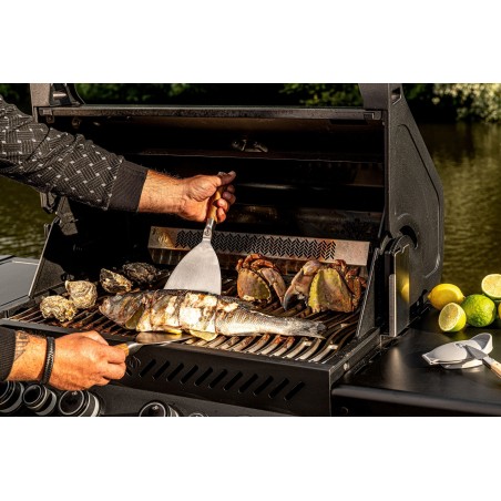 Spatule plancha - FORGED - CHURRASCO - Acier inoxydable S - 34,5 x 16,
