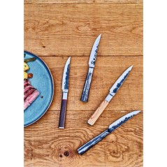 Couteau du chef - FORGED - SEBRA - Acier japonais 440C - Manche en boi