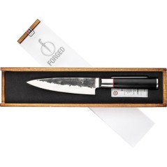 Couteau du chef - FORGED - SEBRA - Acier japonais 440C - Manche en bois Dalbergia - L 16 cm