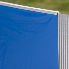 Liner bleu - GRE - 5 × 3 m x H 1,20 m - 40/100e - Jonc d'accroche