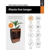CAPI EUROPE Jardiniere NATURE RIB - 54x52 cm - Anthracite
