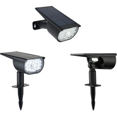 Spot solaire a planter - GALIX - G2603 - 300 Lumens Double éclairage