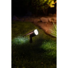Spot solaire a planter - GALIX - G2603 - 300 Lumens Double éclairage (option Applique) - Détecteur de présence