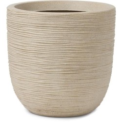 CAPI EUROPE Pot de fleurs boule WASTE RIB NL - 35x34 cm - Terrazzo bei