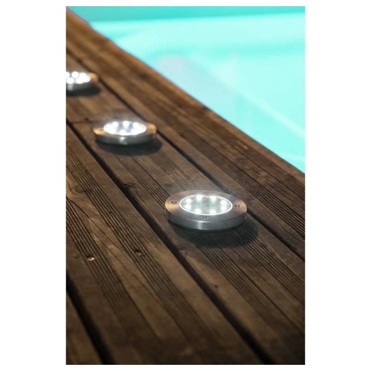 Spot encastrable - GALIX - G4525 - Inox 8 LED SMD Spot encastrable - GALIX - G4525 - Inox 8 LED SMD
