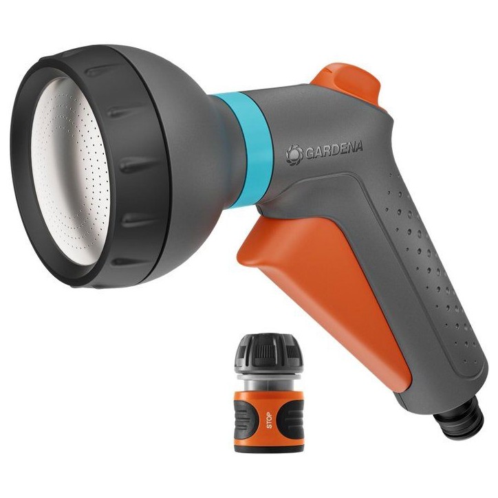 Pistolet-arrosoir - GARDENA - Classic - Avec raccord Aquastop - Jet réglable