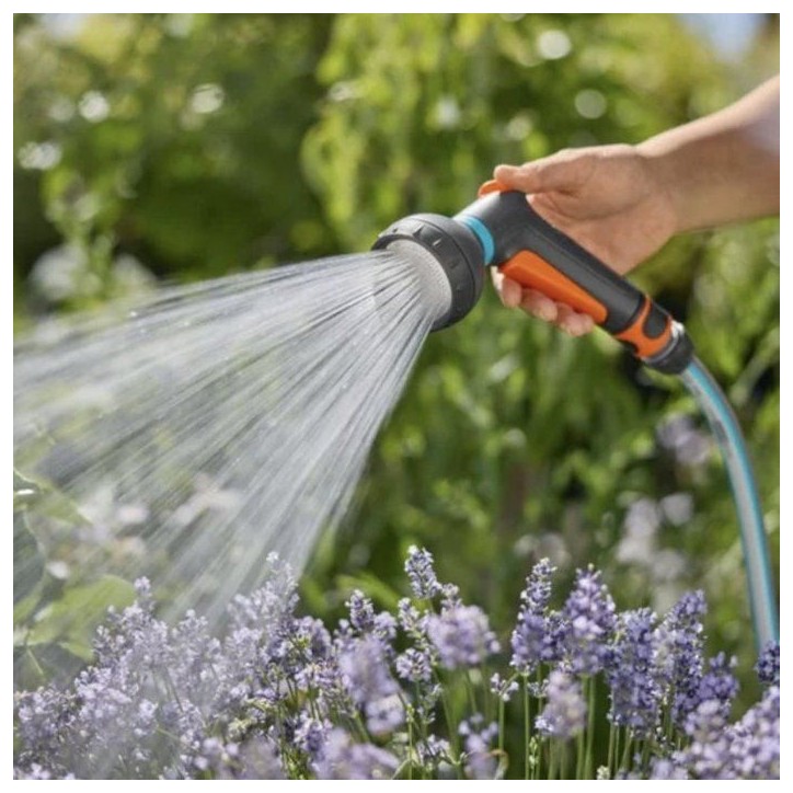 Pistolet-arrosoir - GARDENA - Classic - Avec raccord Aquastop - Jet réglable