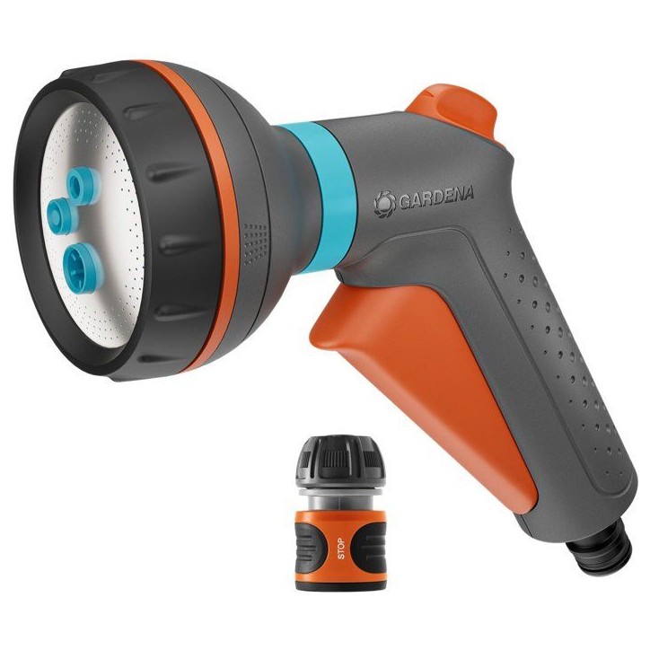 Pistolet d'arrosage multi-applications - GARDENA - Classic - Avec raccord Aquastop