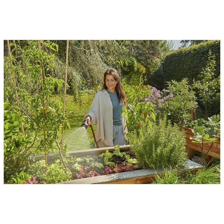 Pistolet d'arrosage multi-applications - GARDENA - Classic - Avec raccord Aquastop