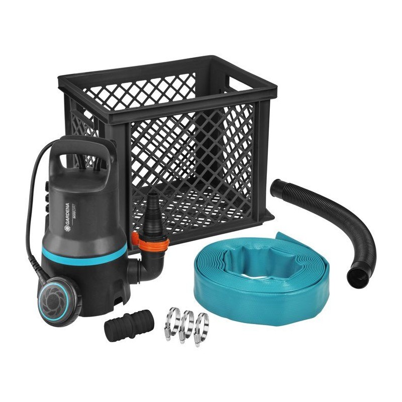 Kit anti-inondations - GARDENA - 9000 - Tuyau de refoulement de 10 m +