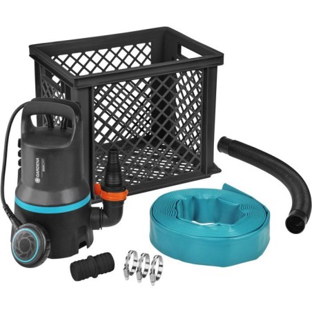 Kit anti-inondations - GARDENA - 9000 - Tuyau de refoulement de 10 m +