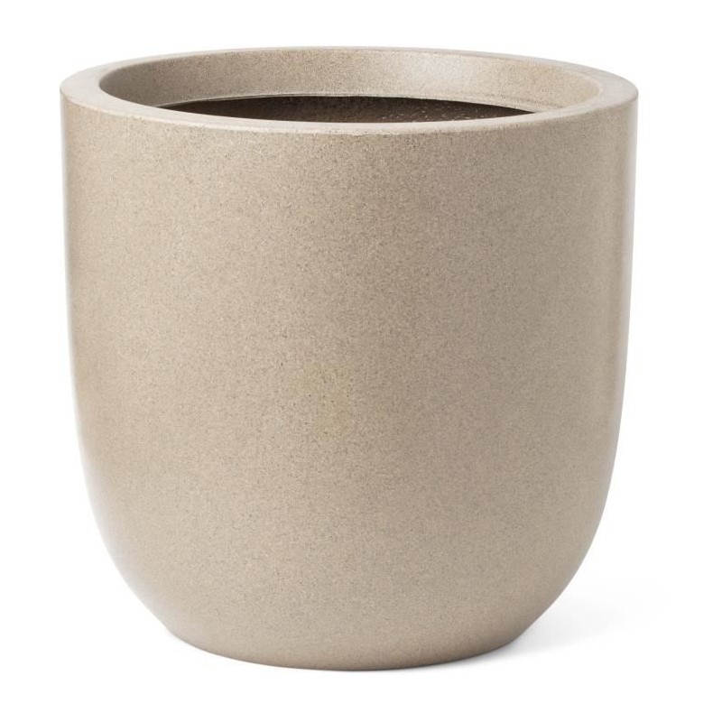 CAPI EUROPE Pot de fleurs WASTE SMOOTH NL - 35x34 cm - Terrazzo beige CAPI EUROPE Pot de fleurs WASTE SMOOTH NL - 35x34 cm - Terrazzo beige