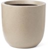 CAPI EUROPE Pot de fleurs WASTE SMOOTH NL - 35x34 cm - Terrazzo beige