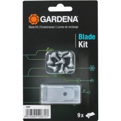 Set de 9 lames de rechange pour robots tondeuses - GARDENA - Haute pr