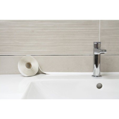 Joint pret a poser - GEB - Largeur 15 mm x 3,35 m - Blanc