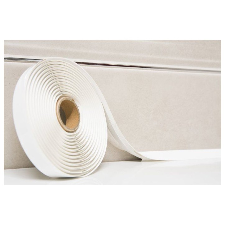 Joint pret a poser - GEB - Largeur 15 mm x 3,35 m - Blanc Joint pret a poser - GEB - Largeur 15 mm x 3,35 m - Blanc