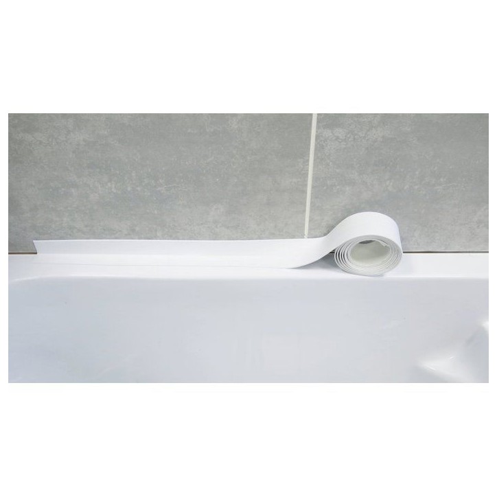 Joint pret a poser - GEB - Largeur 41 mm x 3,35 m - Blanc Joint pret a poser - GEB - Largeur 41 mm x 3,35 m - Blanc