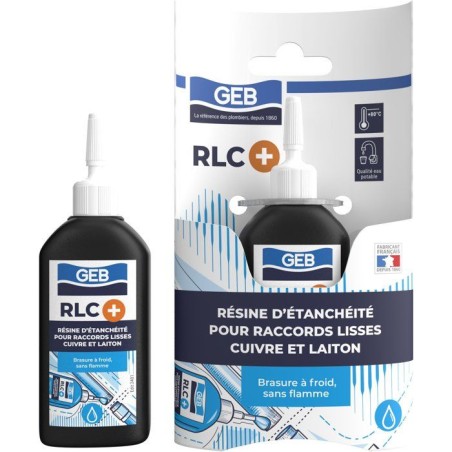 RLC + Résine pour raccordement laiton, cuivre sans flamme - GEB - 30