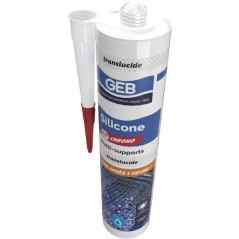 Silicone sanitaire multi-supports - 60 Chrono - GEB - Translucide - 28