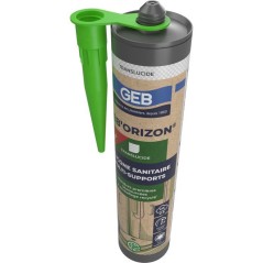 Silicone sanitaire multi-supports Geb'Orizon - GEB - Translucide - 310