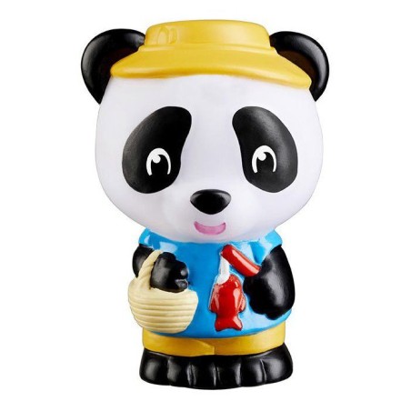Lot 4 personnages - SOPHIE LA GIRAFE - Figurines Klorofil Panda - Bao - Jian - Tam - Poppy