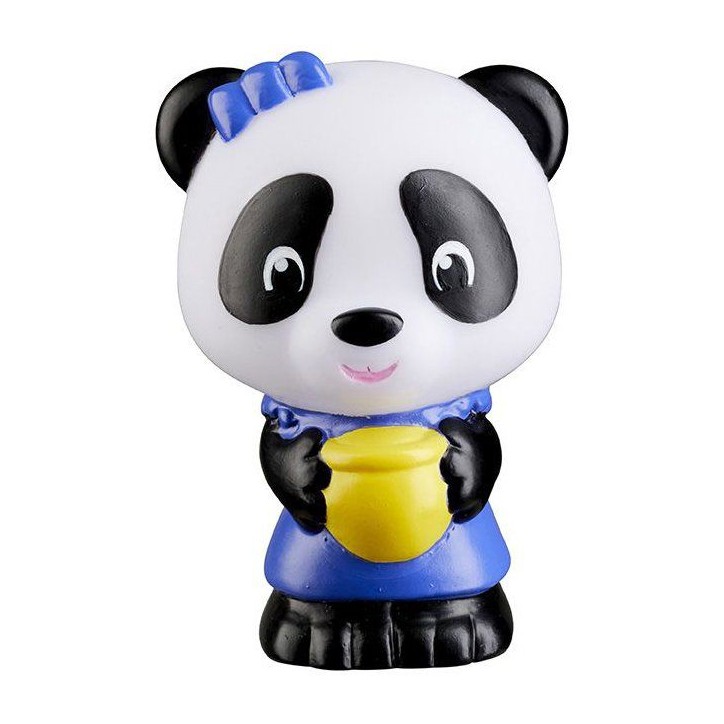 Lot 4 personnages - SOPHIE LA GIRAFE - Figurines Klorofil Panda - Bao - Jian - Tam - Poppy