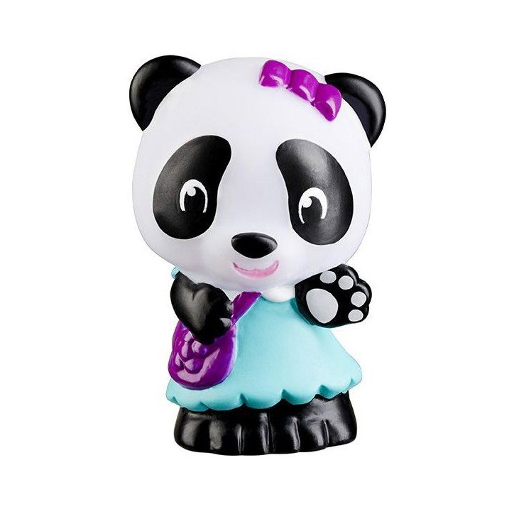 Lot 4 personnages - SOPHIE LA GIRAFE - Figurines Klorofil Panda - Bao - Jian - Tam - Poppy