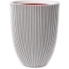 CAPI EUROPE Vase GROOVE - Ivoire - 34x46 cm - Résistant aux intempér